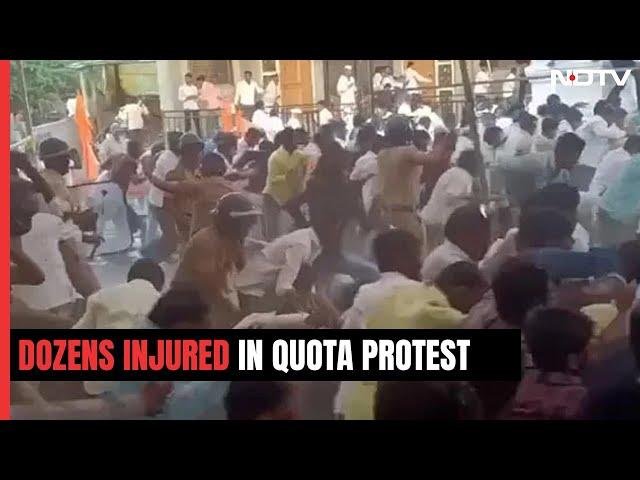 Maratha Quota Protest Turns Violent In Maharashtra, Dozens Injured