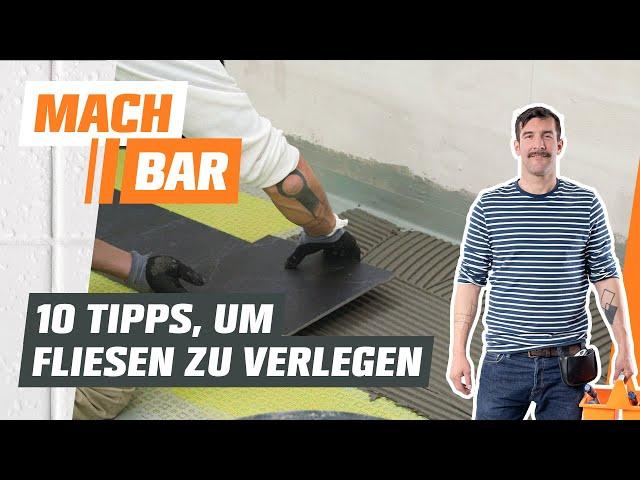 Fliesen verlegen – 10 grundlegende Tipps & Tricks | OBI