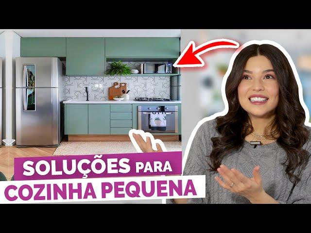 TOP 6 SOLUÇÕES PARA COZINHA PEQUENA | #DicaDaPâ