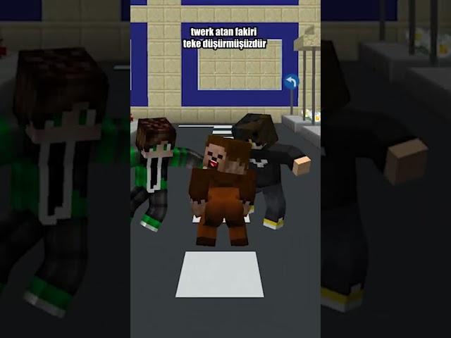 TikTok'çu Fakir'i Teke Düşürmüşüzdür Minecraft - #shorts