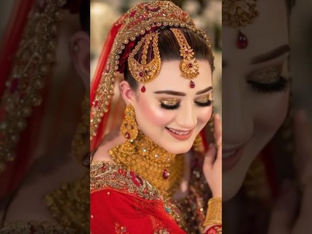 Pakistani actresses bridal look whatsapp status |#sajal#sana #kinza#zara#aiman#ayeza #alizay #shorts