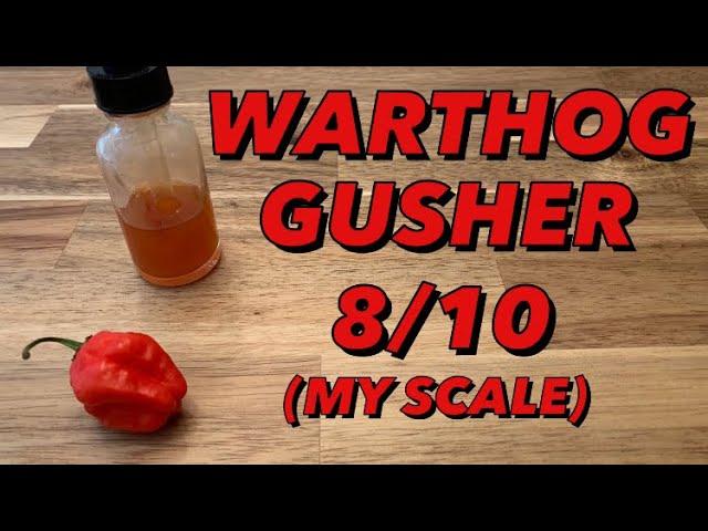 Warthog Phenotype 2 Gusher w/ Round 1 Tincture from Blazing Foods! MASSIVE ENDORPHIN DUMP!