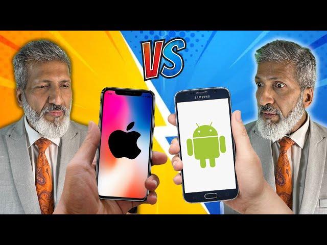 iOS VS  Android | Apple Vs Android | iPhone Comparison | Anurag Aggarwal | #anuragthecoach #iphone