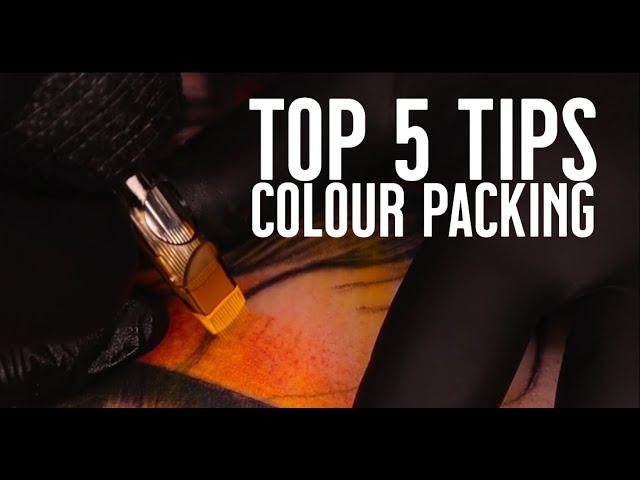 Top 5 Colour Packing Tips - Tattoo Lessons