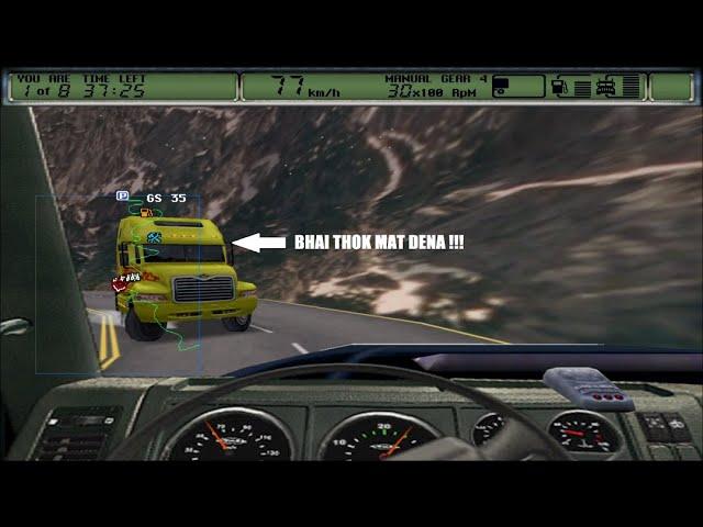 King Of The Road | PC GAMEPLAY | OLD GAME | TRUCKING GAMEPLAY | FULL SPEED | HILL DRIVING