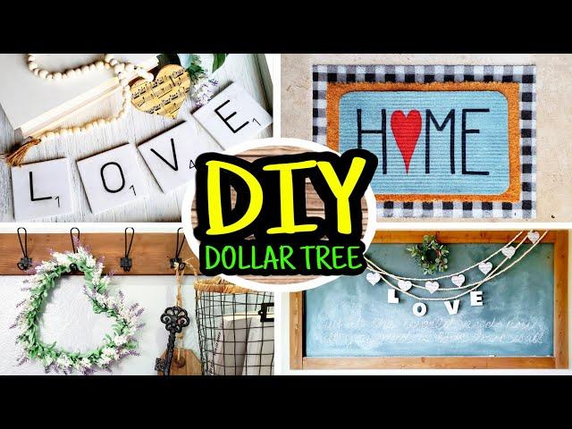 Dollar Tree DIY Room Decor & DIY Farmhouse Decor