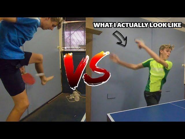 What I Think I Look Like Playing Ping Pong VS What I ACTUALLY Look Like