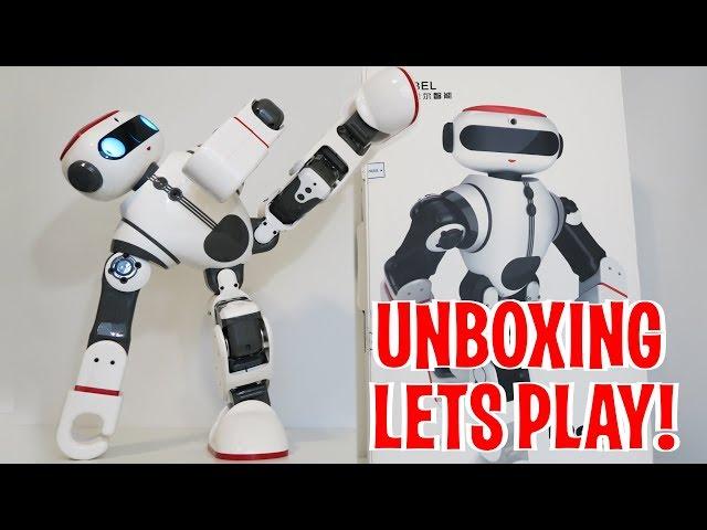 Unboxing & Let's Play - DOBI by WLtoys - Humanoid Robot Review - Intelligent Toy like Cozmo!