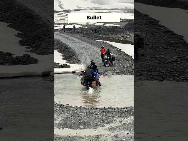 Water crossing at baralacha pass - Leh Ladakh 2023