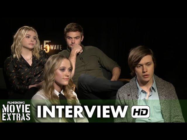 The 5th Wave (2015) Cast Official Movie Interview - Moretz, Robinson, Monroe and Roe