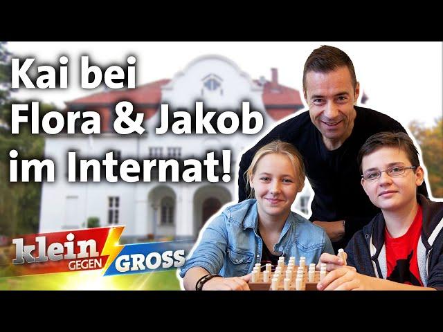 Wie auf Schloss Einstein? Kai besucht Flora & Jakob im Internat | Klein gegen Groß