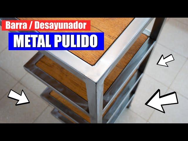 Mesa desayunador - Metal pulido