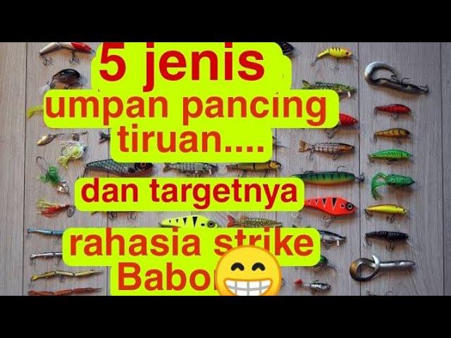 jenis jenis lure casting