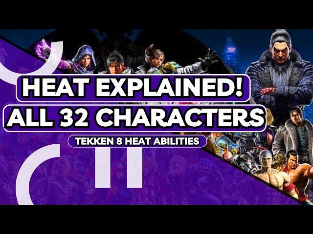 All TEKKEN 8 Character HEAT ABILITIES EXPLAINED!