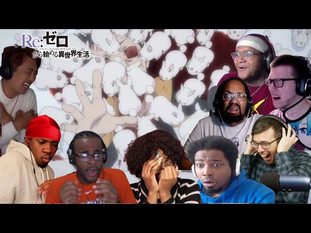 RABBITS EAT SUBARU ! RE:ZERO SEASON 2 EPISODE 8 ULTIMATE REACTION COMPILATION