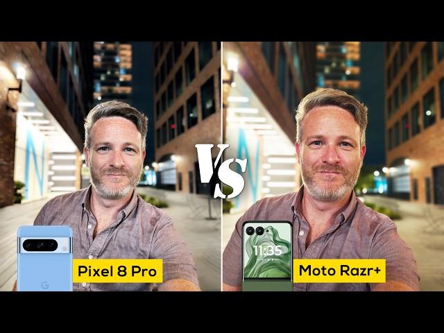 Motorola Razr+ (Razr 50 Ultra) versus Pixel 8 Pro camera comparison