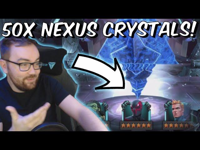 50x 6 Star Nexus Cavalier Crystal Opening! - HOW IS THIS POSSIBLE?!?! - Marvel Contest of Champions