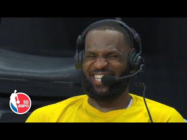 LeBron James, Richard Jefferson engage in hilarious postgame interview | NBA on ESPN