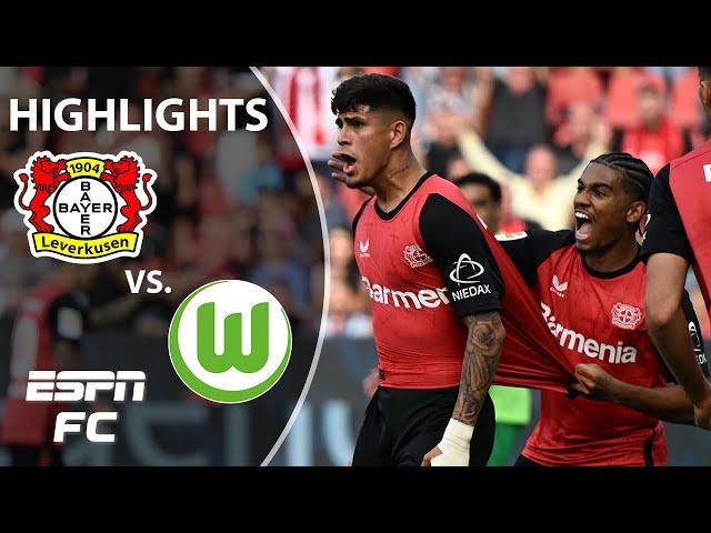  LEVERKUSEN GETS IT DONE  Bayer Leverkusen vs. Wolfsburg | Bundesliga Highlights | ESPN FC