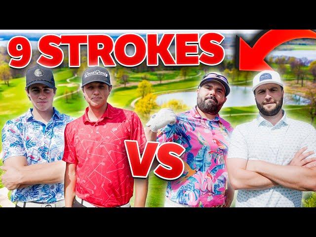 Scratch Golfers Give Two Mid Handicap Golfers 9 Strokes In 9 Holes… Who Wins?