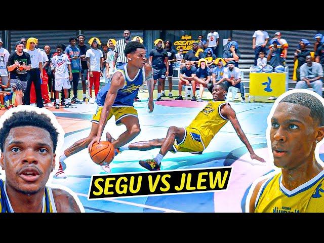 The SHIFTIEST Hoopers EVER Meet in LEGENDARY 1v1... Jlew vs Ronaldo Segu | Nesquik Creator Court