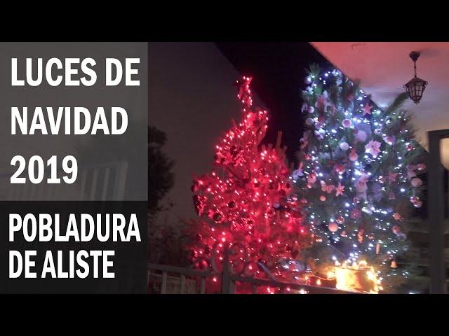 Luces navideñas 2019 en Pobladura de Aliste