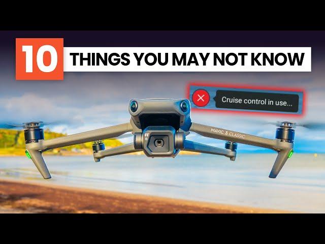 10 THINGS YOU MAY NOT KNOW | DJI Mavic 3 Classic