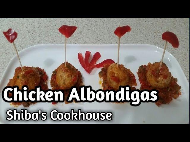 Chicken Albondigas/Chicken kofte in International style/  International recipe.