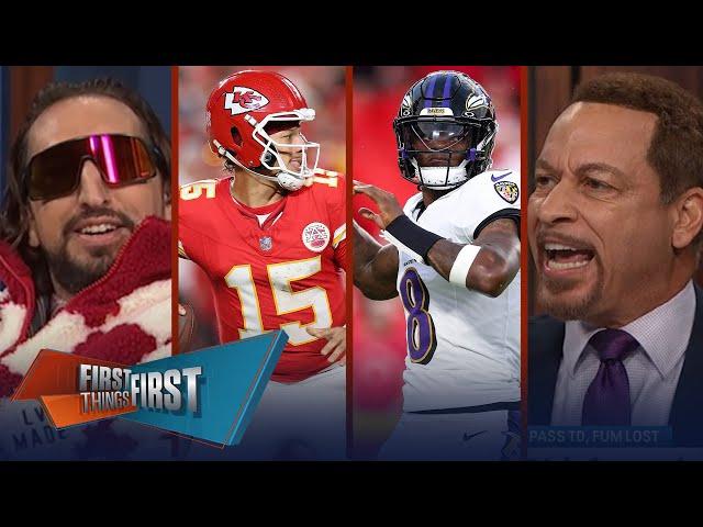 Chiefs defeat Ravens, Lamar Jackson falls short, Were the Chiefs lucky? | NFL | FIRST THINGS FIRST