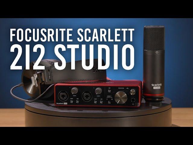 Focusrite Scarlett 2i2 Studio (3rd Gen): Built for Home Recording!