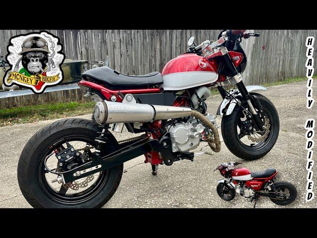 This Heavily Modified Honda Monkey Is My Favorite Mini Bike