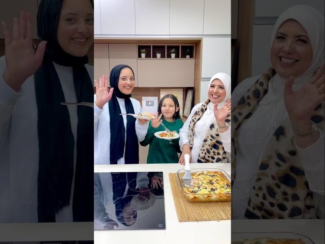 اختراع جديد هيحل مشكله الغدا بين ولادك "بيتزا المكرونه"