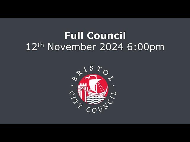 Full Council - Tuesday, 12th November, 2024 6.00 pm