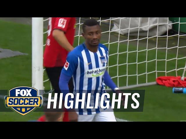 SC Freiburg vs. Hertha BSC Berlin | 2017-18 Bundesliga Highlights