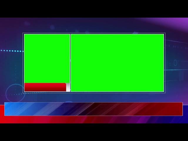 Green Screen News Frame Template | Free Lowerthird | Reporter Frame | Podcast Templates