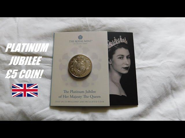 The Queen's Platinum Jubilee £5 Coin! #PLATINUMJUBILEE