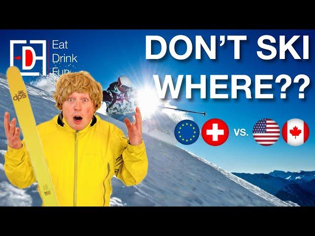 WHY SKI in EUROPE?️ Top 5 Reasons the ALPS Beat NORTH AMERICA ️