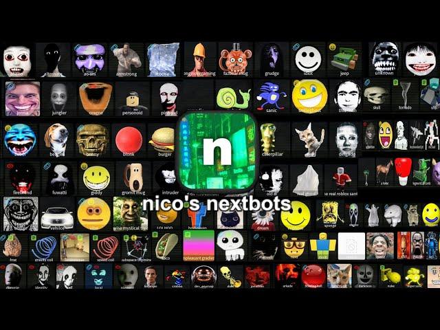 Roblox Nico's Nextbots All Maps And All 155 Nextbots Jumpscares Scene New Update