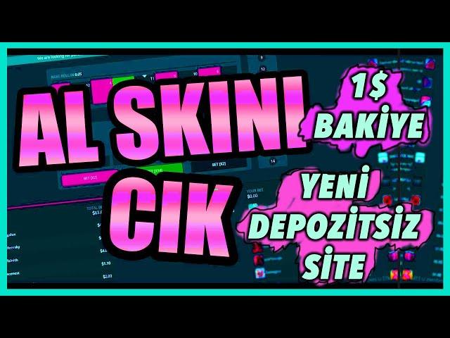 CSGO Depozitsiz Site - CSGO Bedava Skin Kazan (1$ kod)