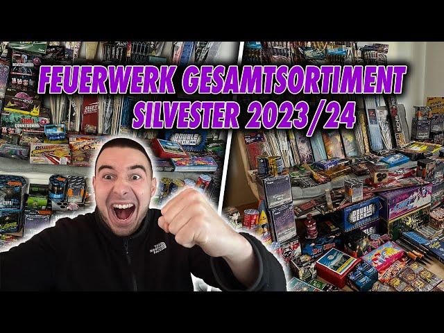 Mein FEUERWERK GESAMTSORTIMENT für SILVESTER 2023/24!