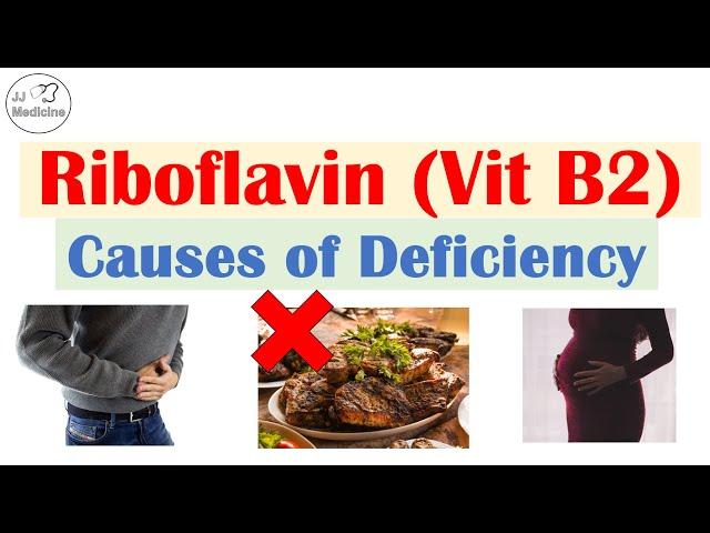 Vitamin B2 (Riboflavin) Deficiency Causes | Dietary, Gastrointestinal, & More