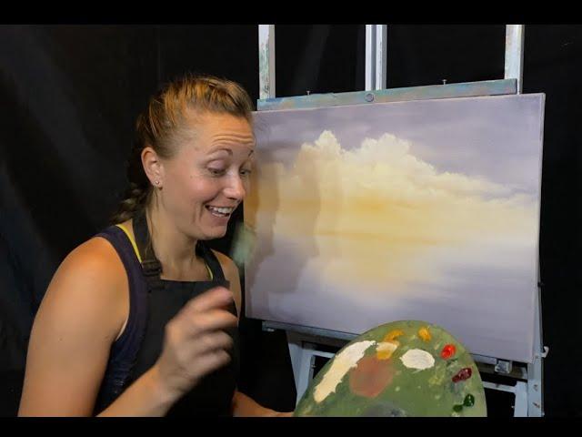 Oil Painting Tutorial #11 "Lovely Mountains" by Kaylee Rakowski