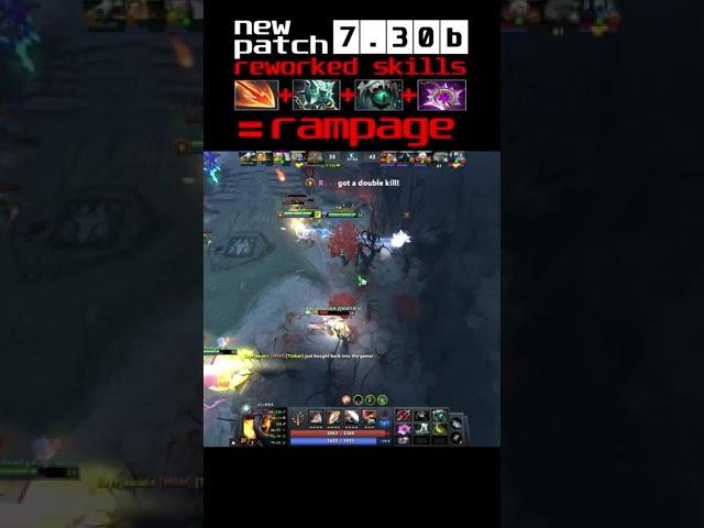 [#shorts] New meta Clink in the new patch 7.30b is very IMBA [DOUBLE RAMPAGE]  FULL VIDEO IN Desc