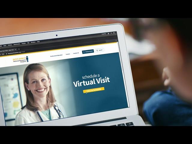 Virtual Visits Are Available at Boys Town Pediatrics and Boys Town Hospital Clinics