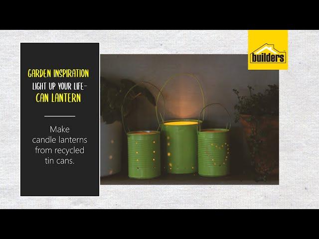 How to Make Lanterns from Tins