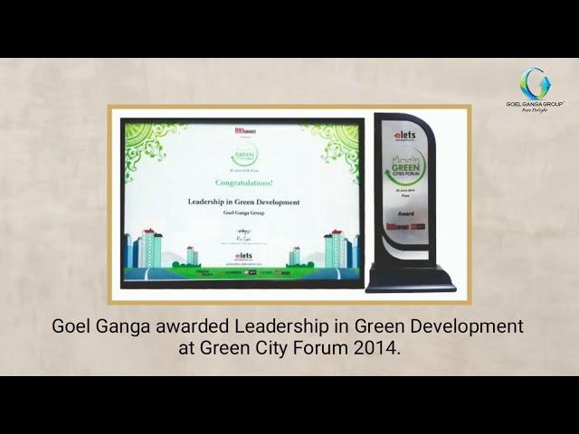 Goel Ganga Group Awards, Accolades & Achievements  - Best Real Estate Developers in Pune