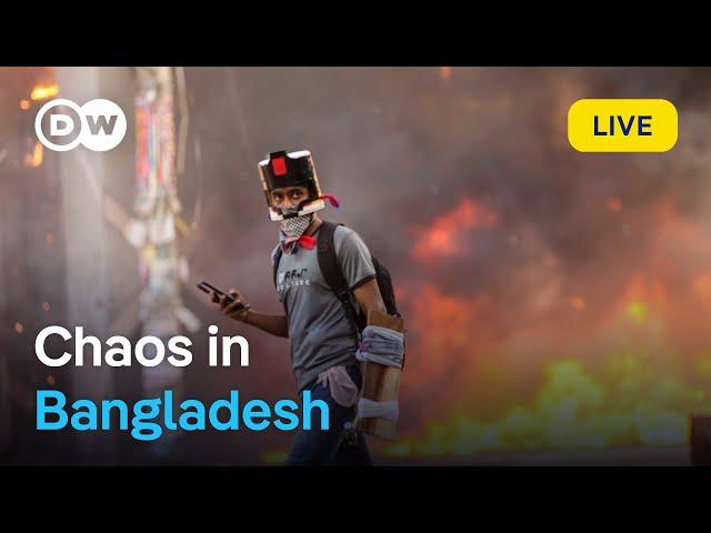 Live: Bangladesh PM Sheikh Hasina resigns | DW News