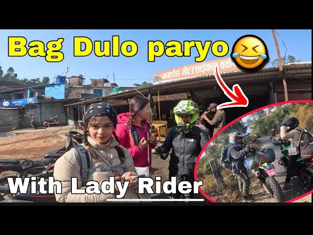 Pokhara to syangja with lady Rider || MRB Vlog ||