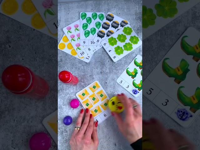Tactile Numeracy St Patrick’s 1-12 Counting Cards #montessori #preschool #counting #stpatricksday