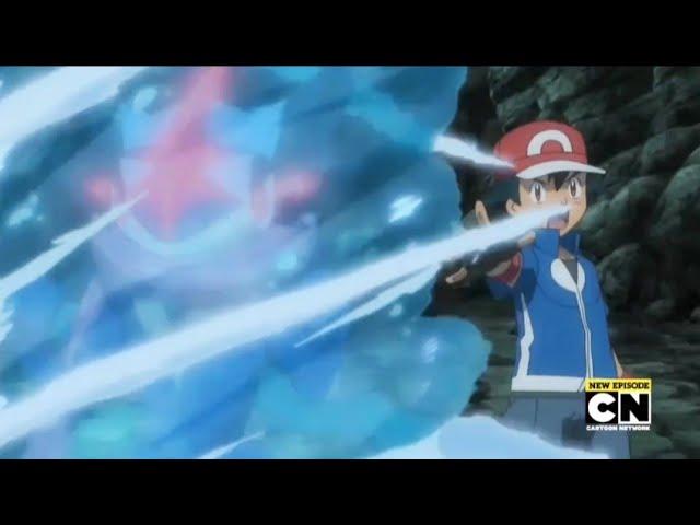 Ash's Greninja Frogadiar evolves Full Fight Scene In English